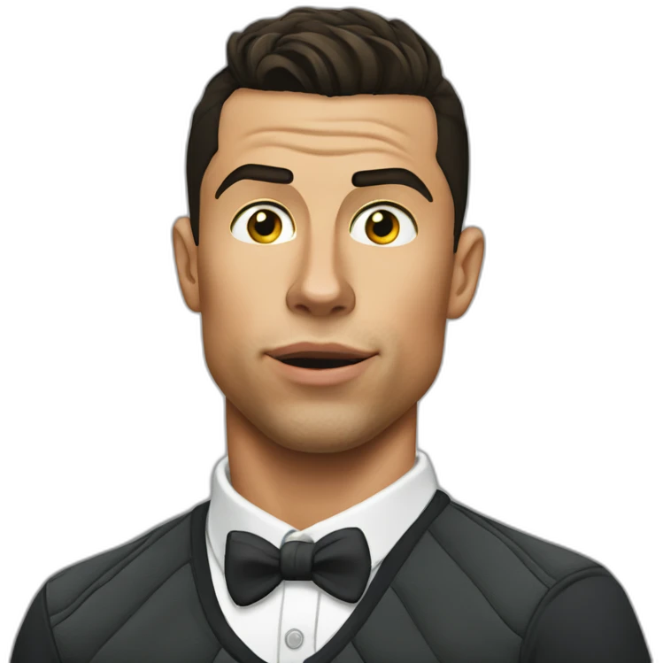 cristiano Ronaldo duckface emoji