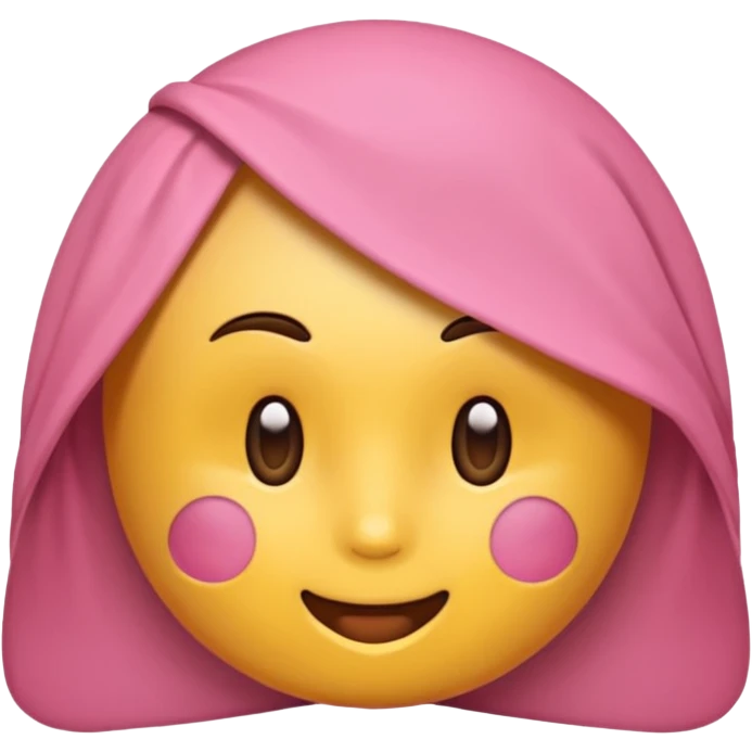 Милые розовые смайлики для девушек emoji