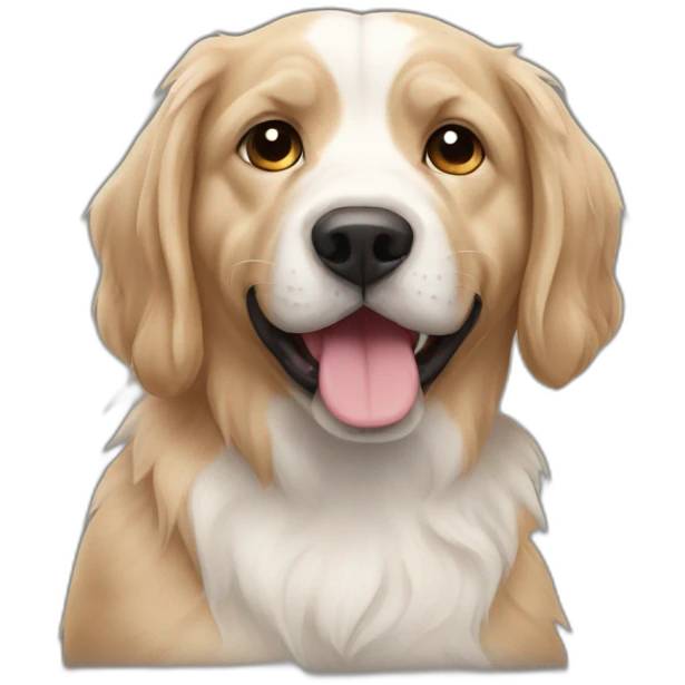 a complete bobtail dog emoji