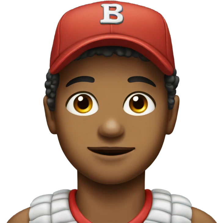 boy in baseball cap portrait emoji