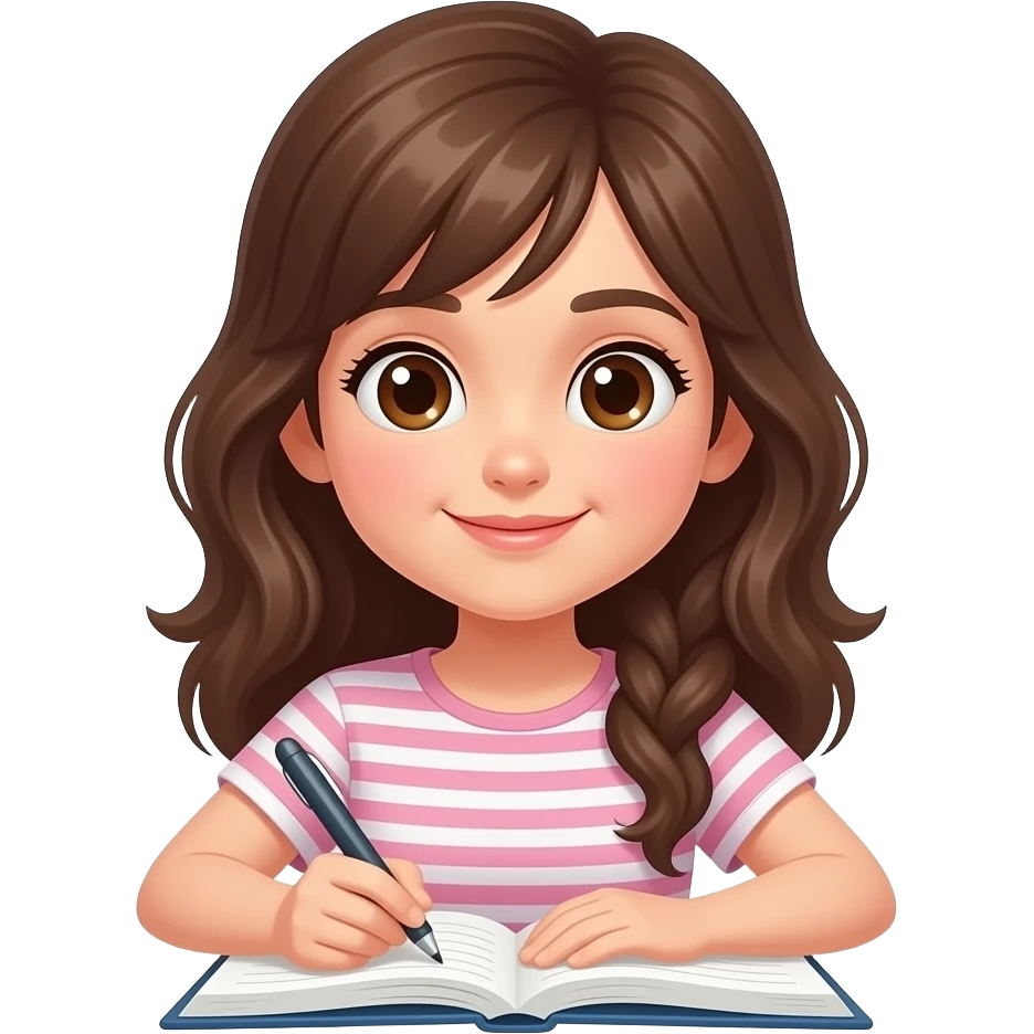 girl not writing emoji