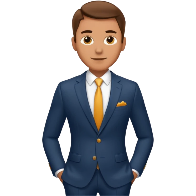 gentlemen vibe suit emoji