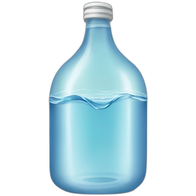 bouteilles d’eau emoji