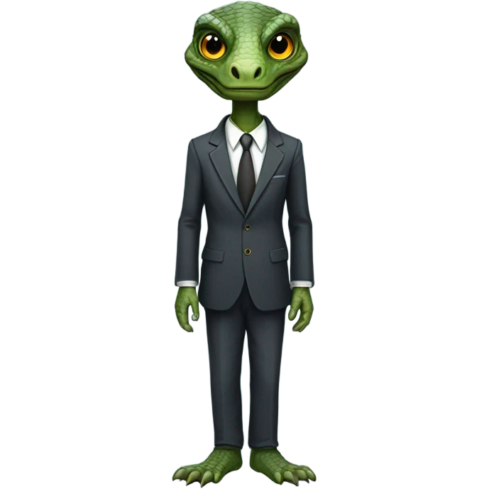 reptilian in suit emoji