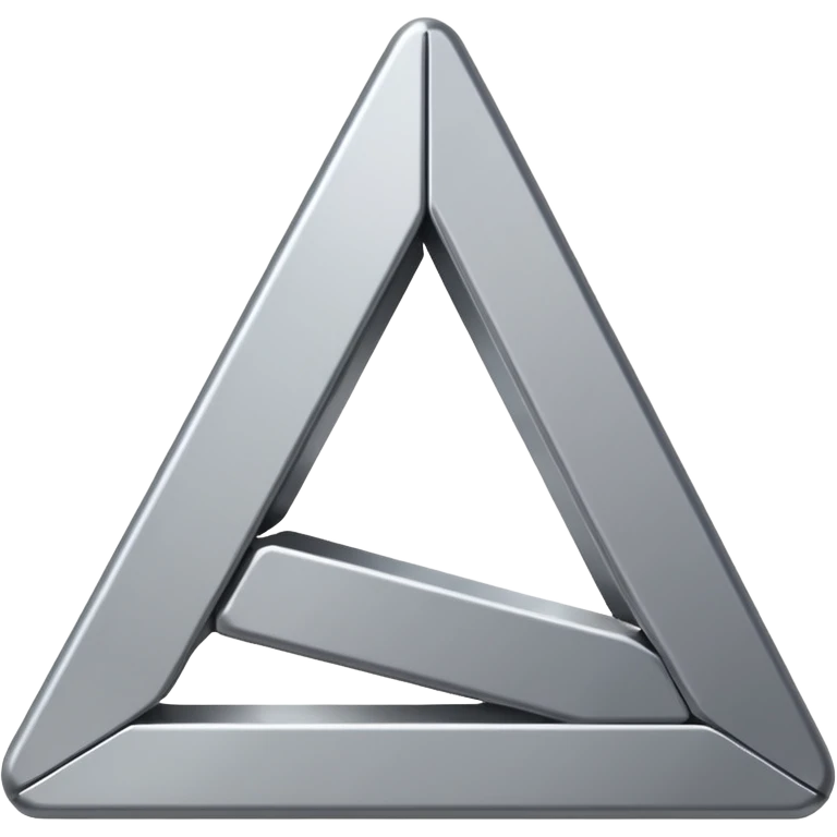 a triangle like a bureaucratic system emoji