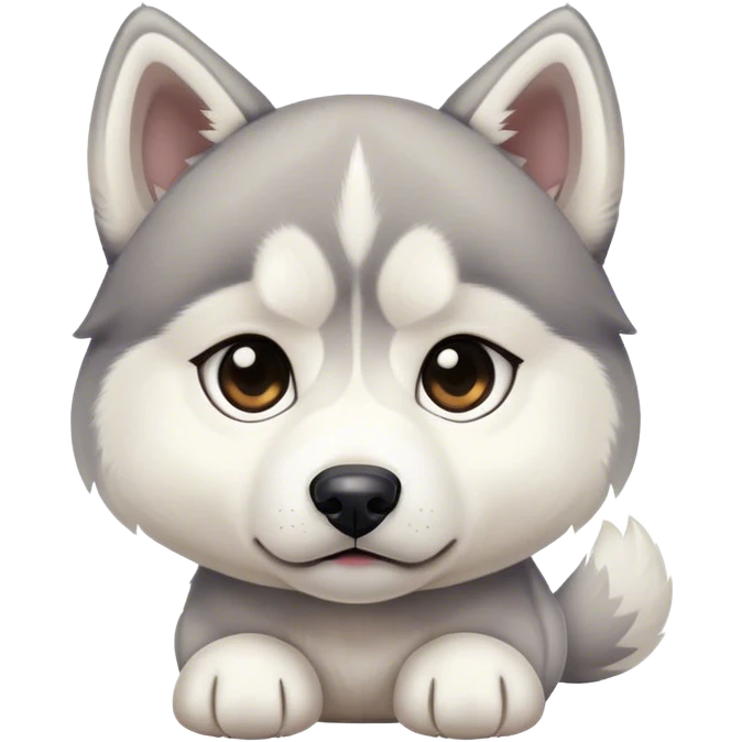 sad puppies 
husky emoji