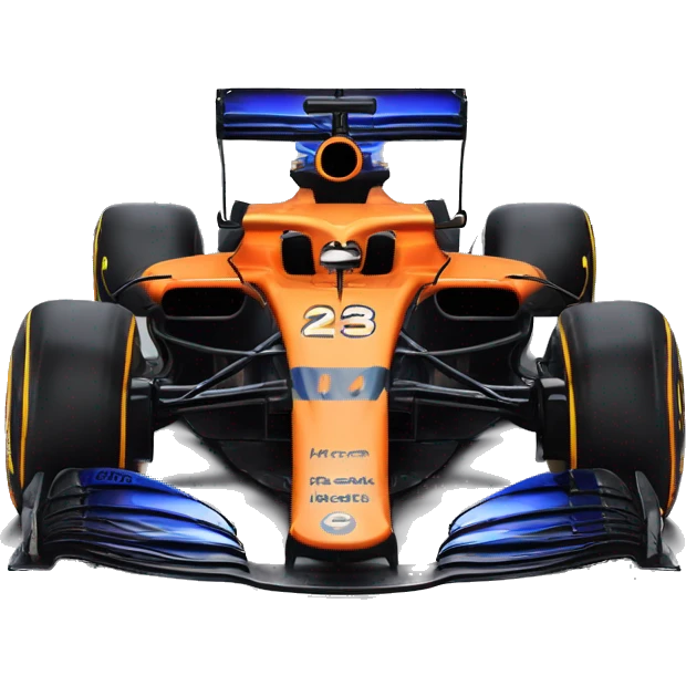 MCL38, the 2024 team McLaren car for formula 1 emoji