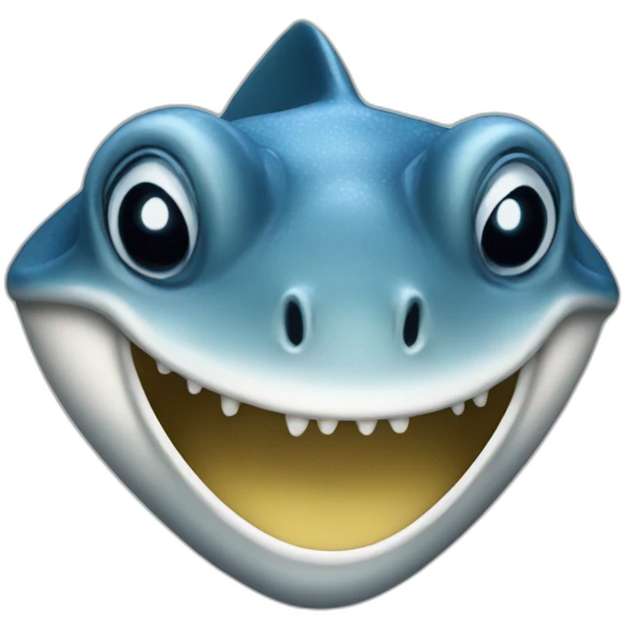 Stingray smile emoji