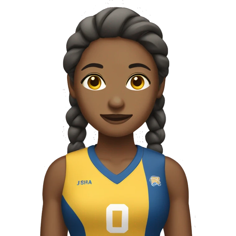 create a female volleyball player emoji