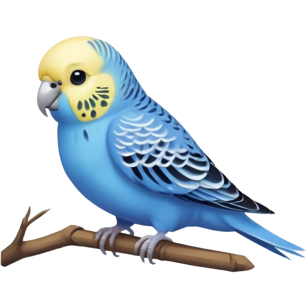 blue budgie emoji