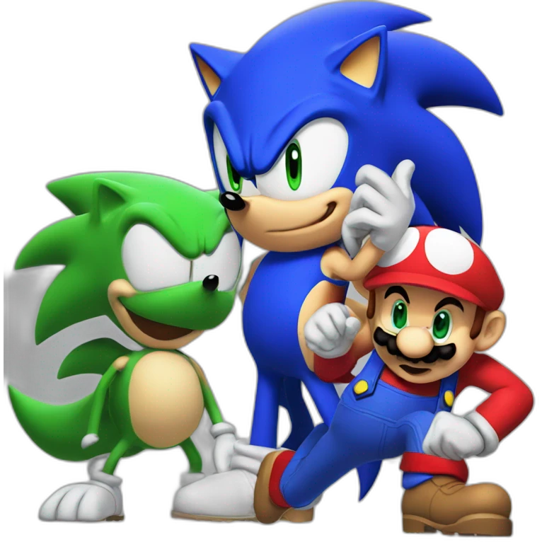sonic-vs-mario emoji