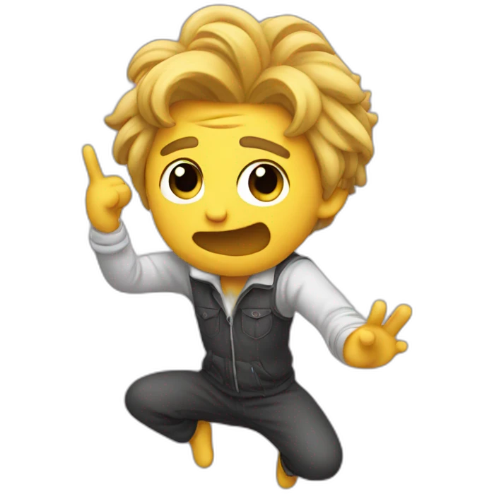 Emoji whi dab emoji