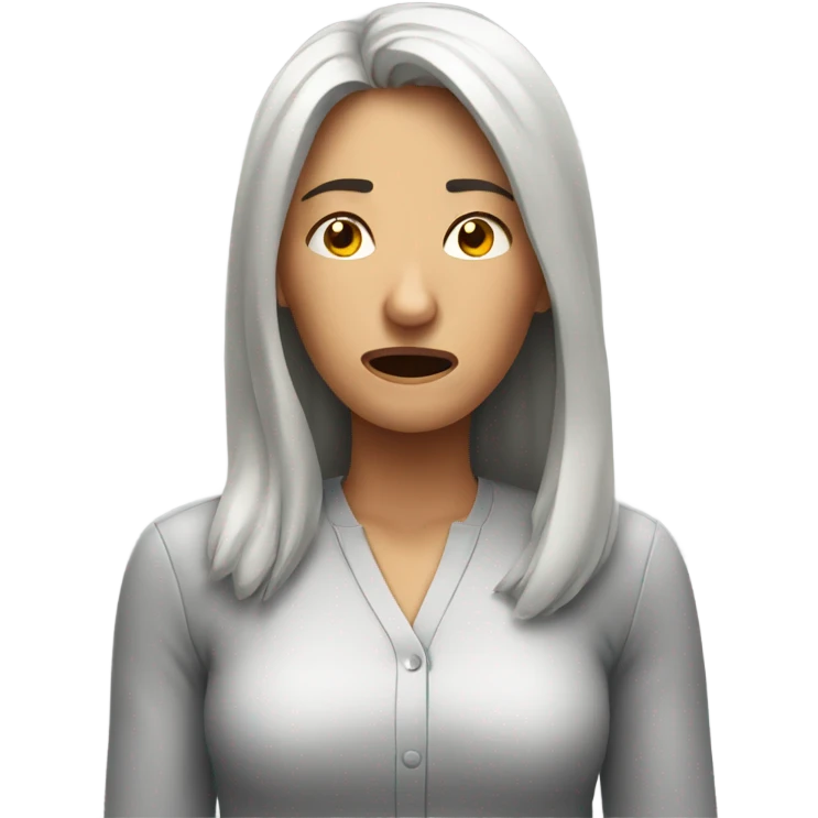stressed woman  emoji