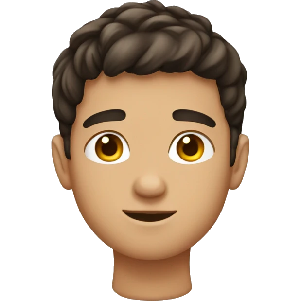 brunette boy emoji