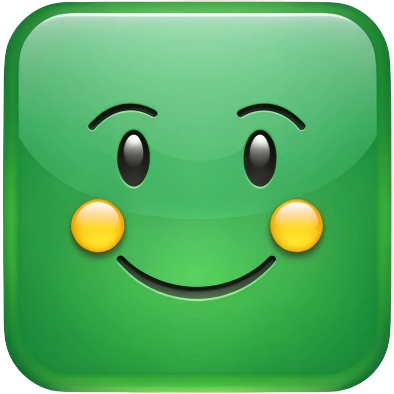 code symbol '</>' inside a green square with a glossy effect, emoji style, simple, no text emoji
