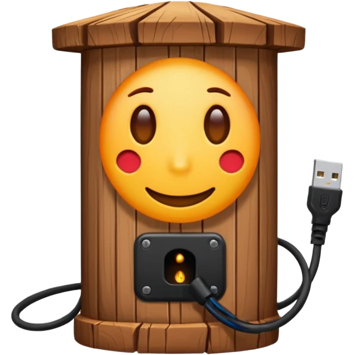 poste de luz con cables colgando emoji