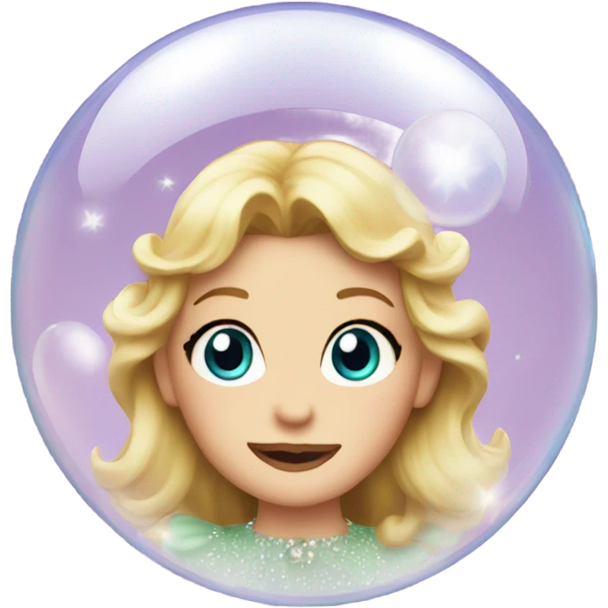 Glinda in a bubble emoji