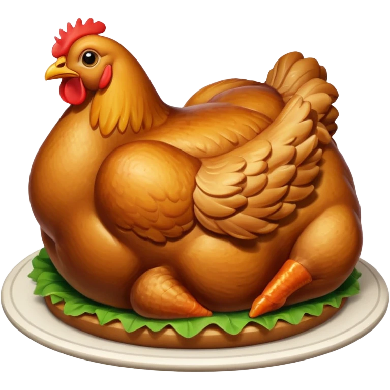 round chicken rost emoji