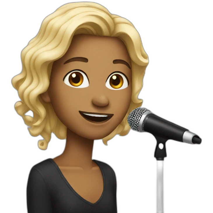 Singer emoji