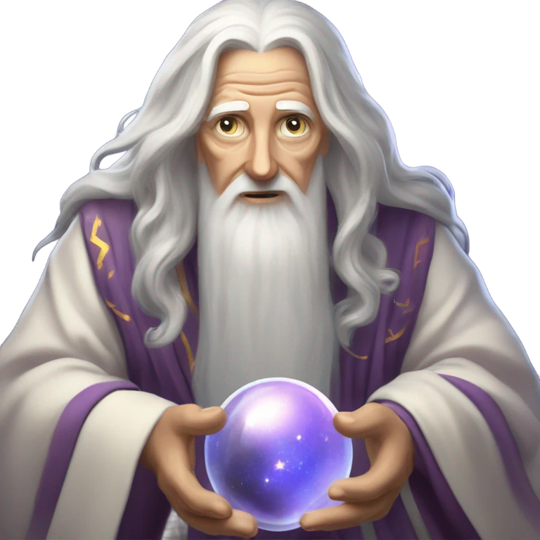 "wise old psychic" emoji