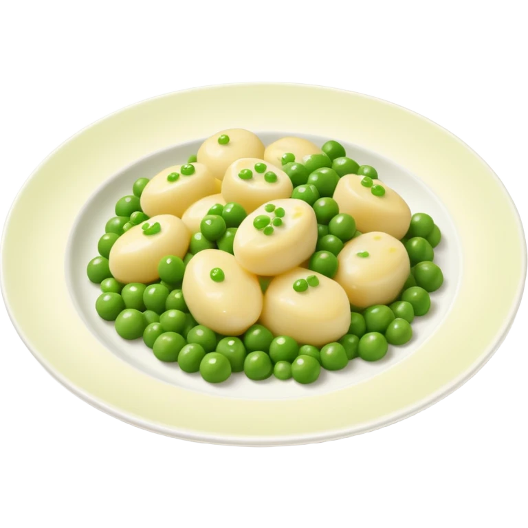 Gnocchi and spring peas with lemon cream  emoji