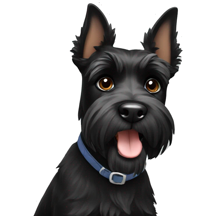black scotish terrier emoji