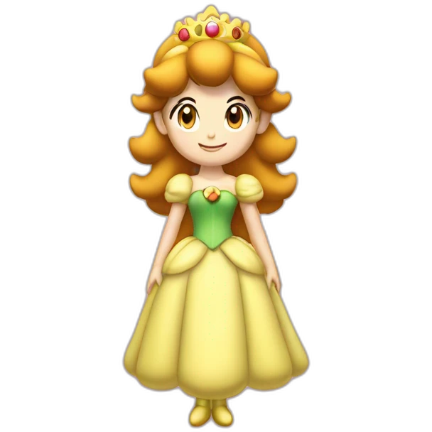 Princesse Daisy de Super Mario Bros emoji