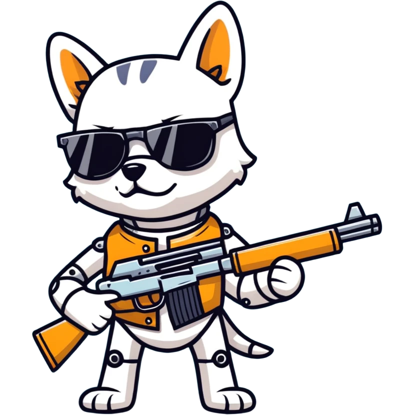 Terminator dog emoji