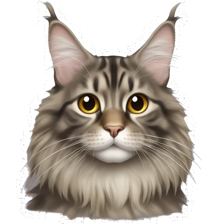 Maine coon cat  emoji