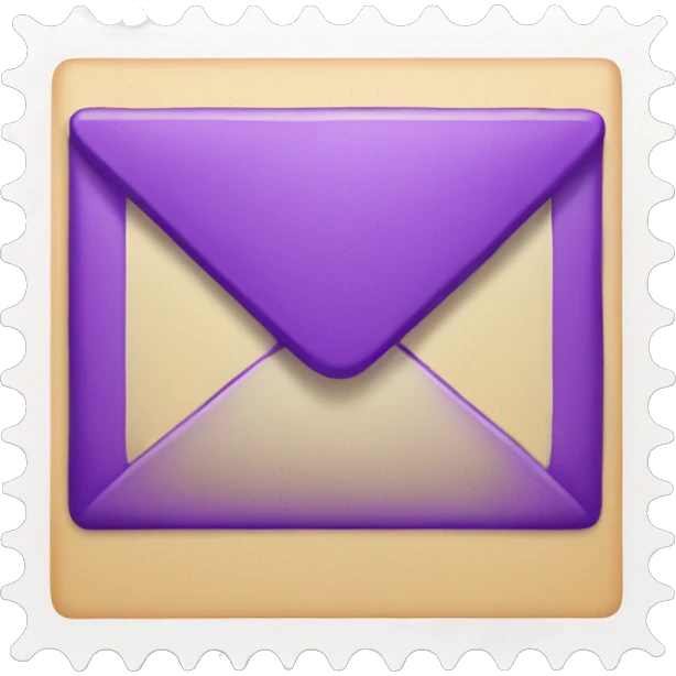 Mail stamp emoji