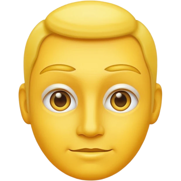 confident yellow face emoji