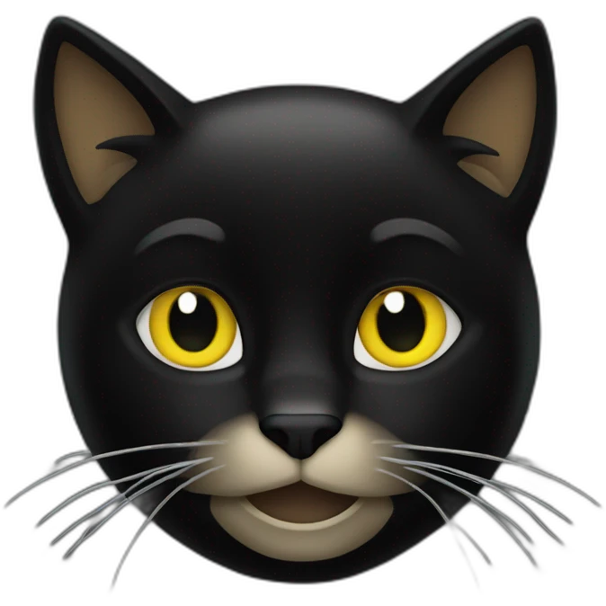 Chat noir emoji