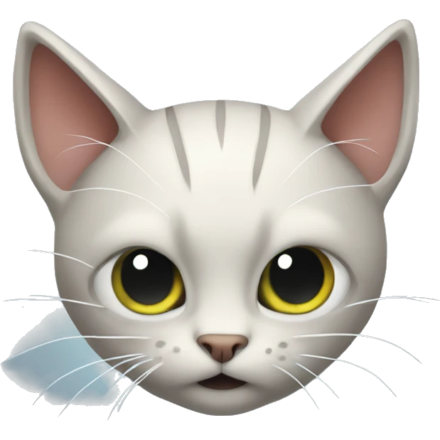 Cat have body spider emoji