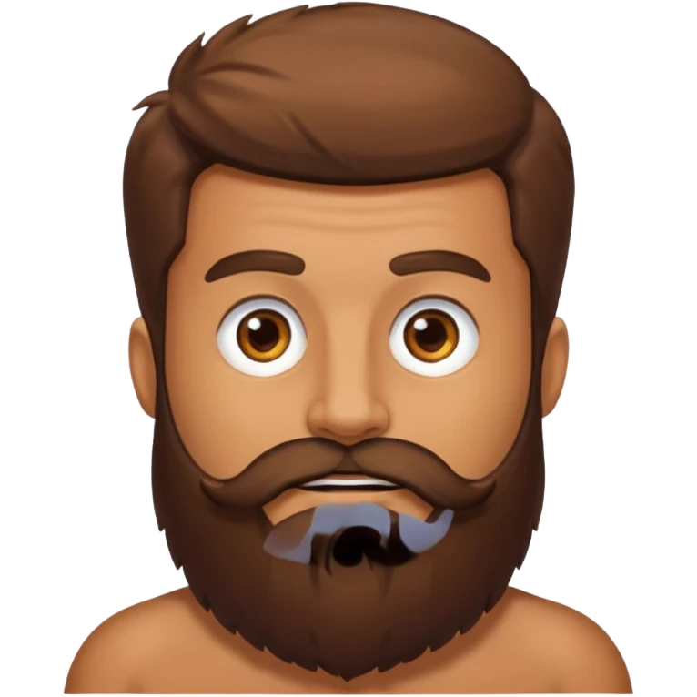 Guy with huge beard emoji