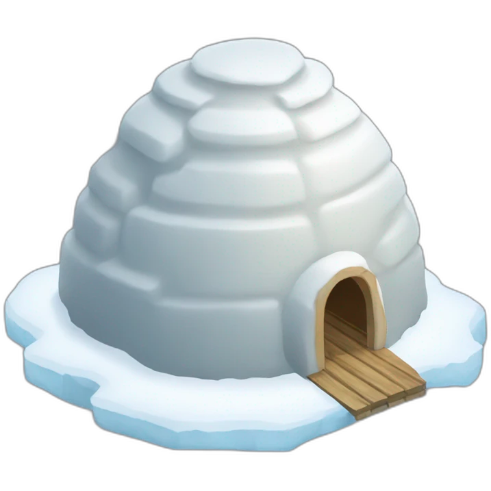 igloo in progress symbol emoji