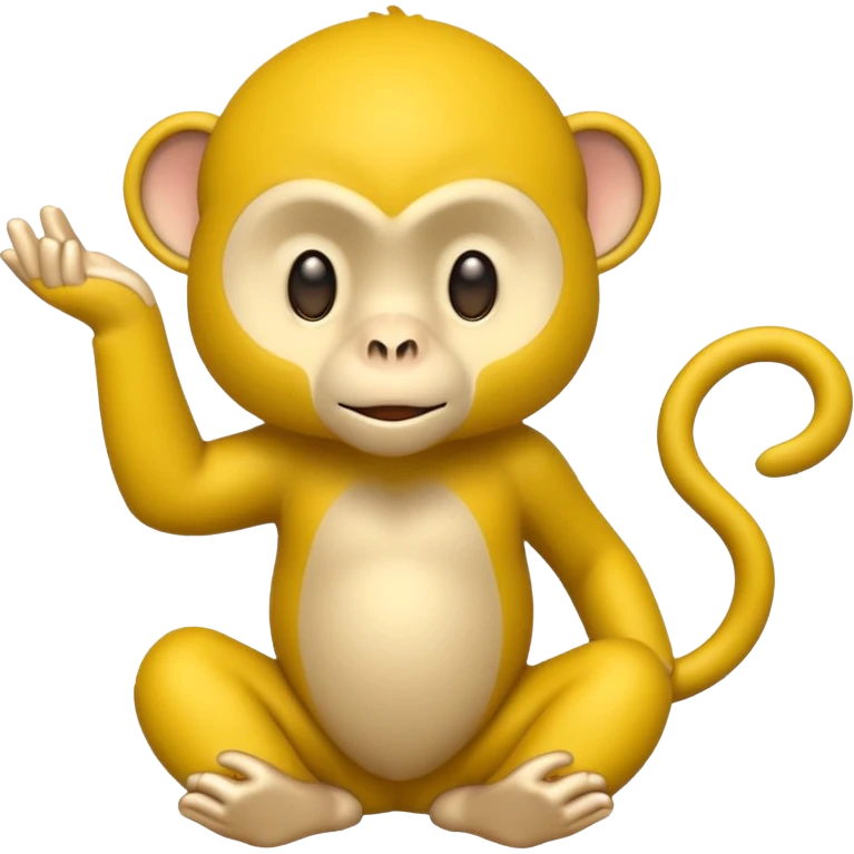scienist and scienist item withyellow monkey emoji