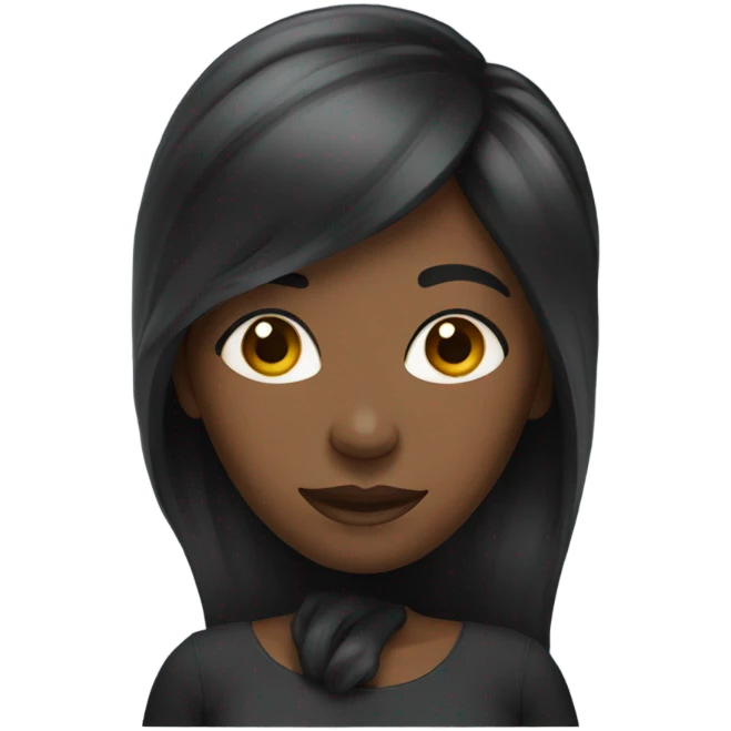 Black woman emoji