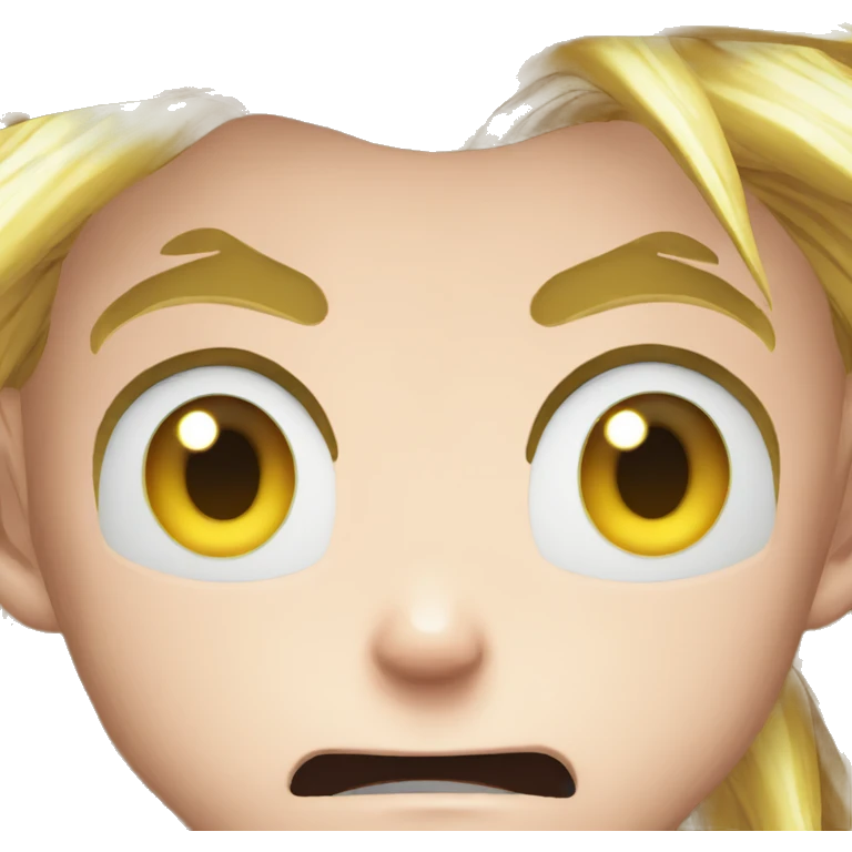 Goku from dragon ball crying emoji
