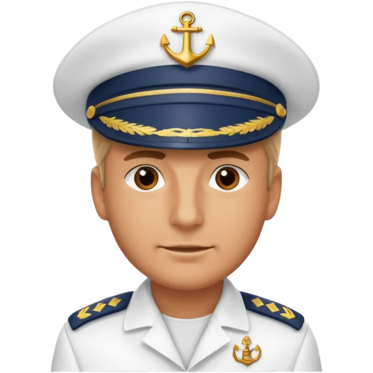 Male yacht man head emoji