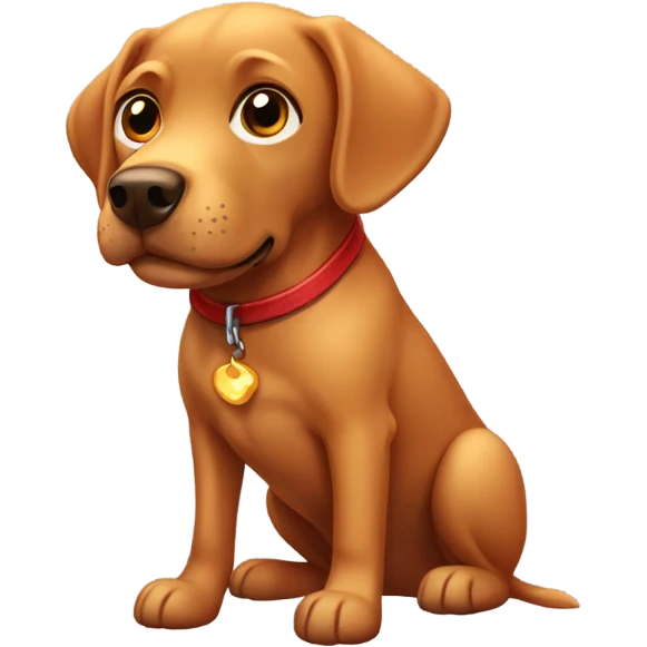Red Labrador emoji