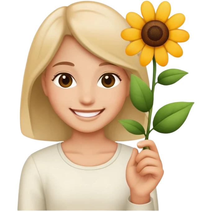 Flower in the hand of Fattaw emoji