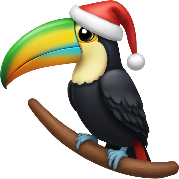 Christmas toucan bird  emoji