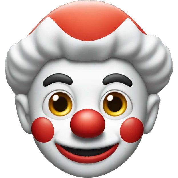 Clown face , Mario emoji