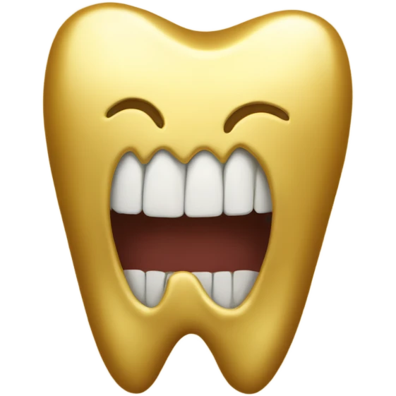 Gold tooth emoji emoji