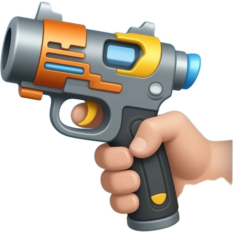 App logo for my game app that is about balloon shooting emoji