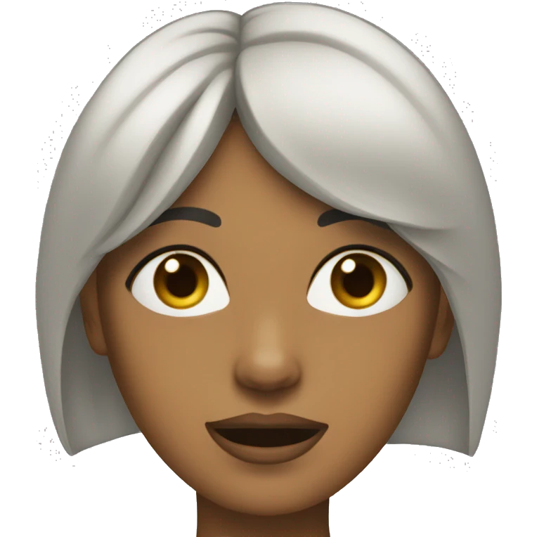 Femme qui louche emoji