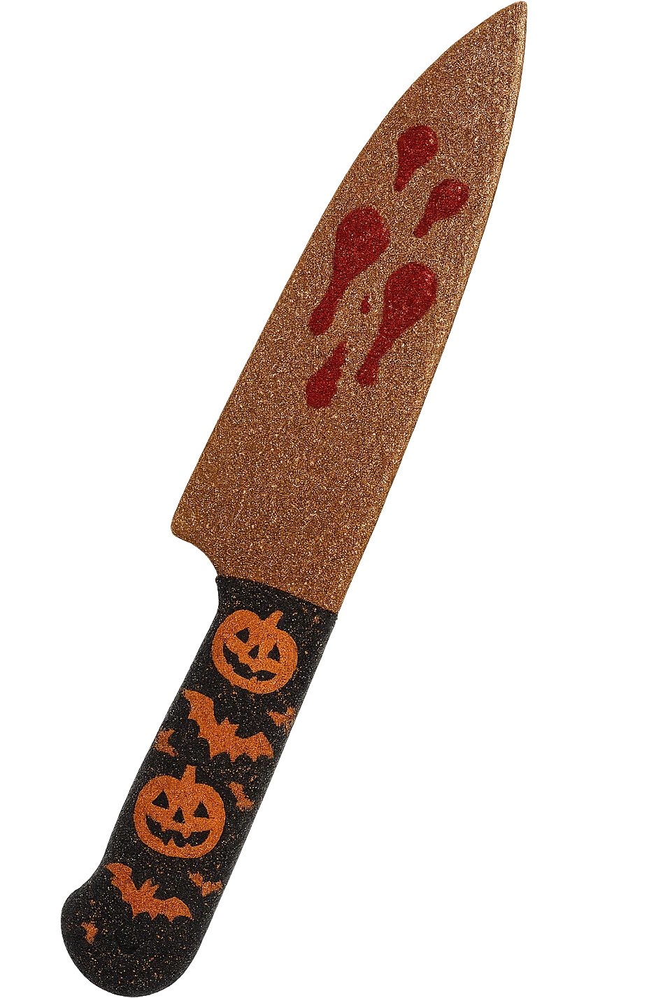 Halloween glitter knife, remove background  emoji