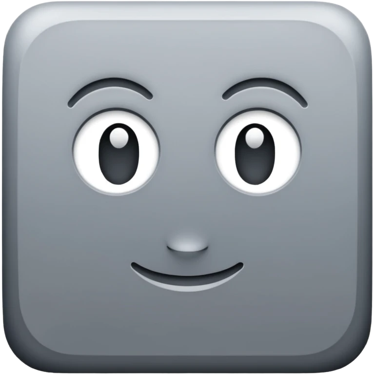 Grey square  emoji