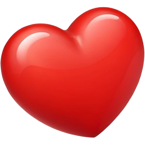 red heart emoji