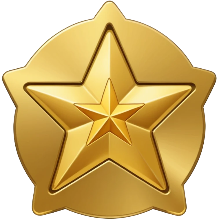 generic trading card, with a star symbol in the center, no text emoji